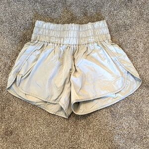 Grey Silver Altar’d State High Wasted Athletic Shorts